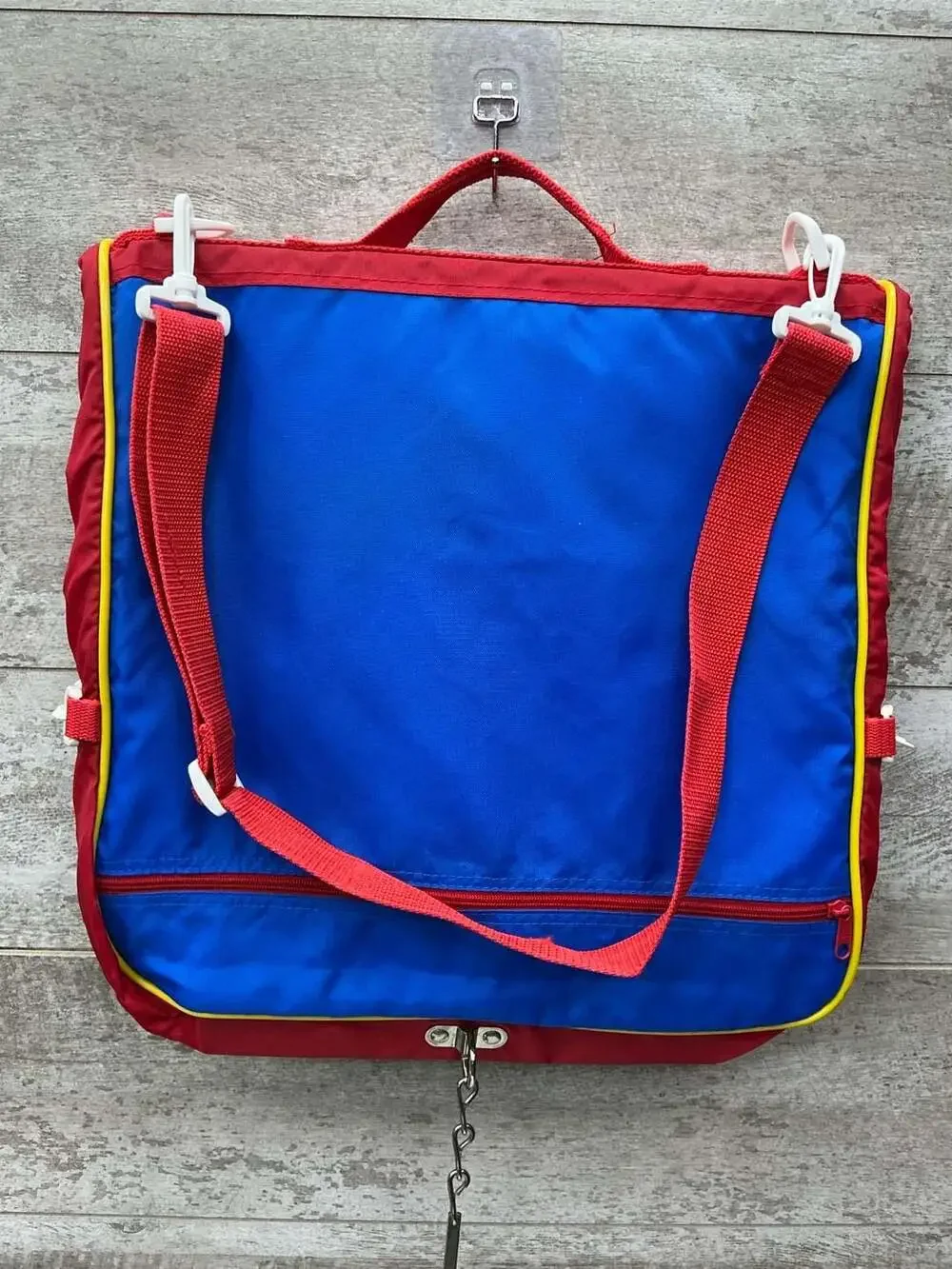 Vintage OshKosh B'Gosh Primary Colors Garment Bag Suit Carrier